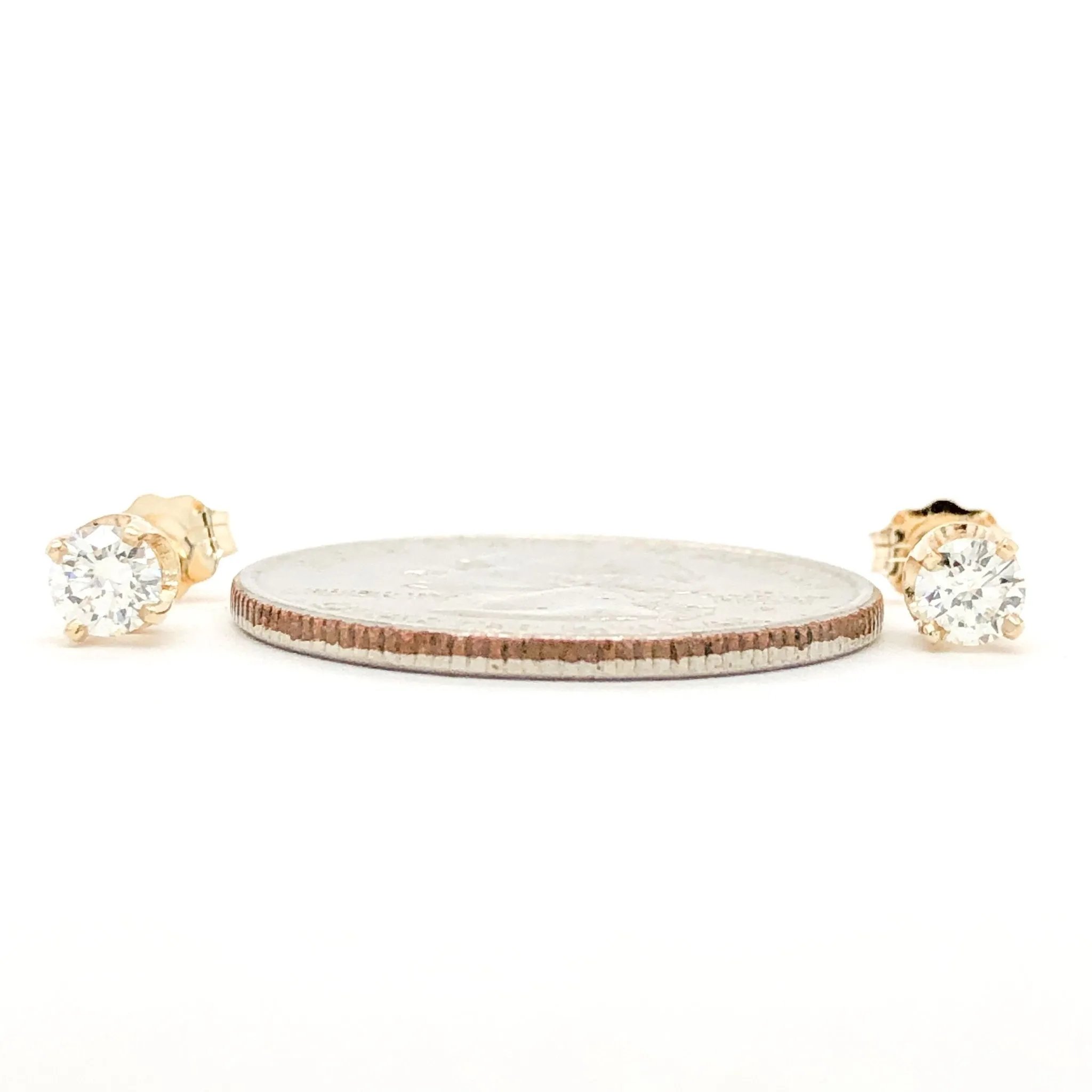 14K Y Gold 0.50cttw Diamond Studs