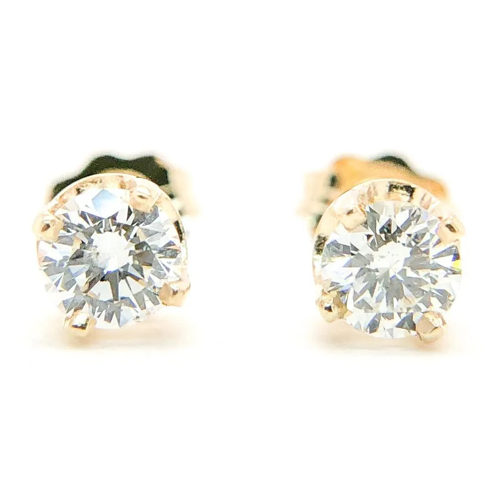 14K Y Gold 0.50cttw Diamond Studs