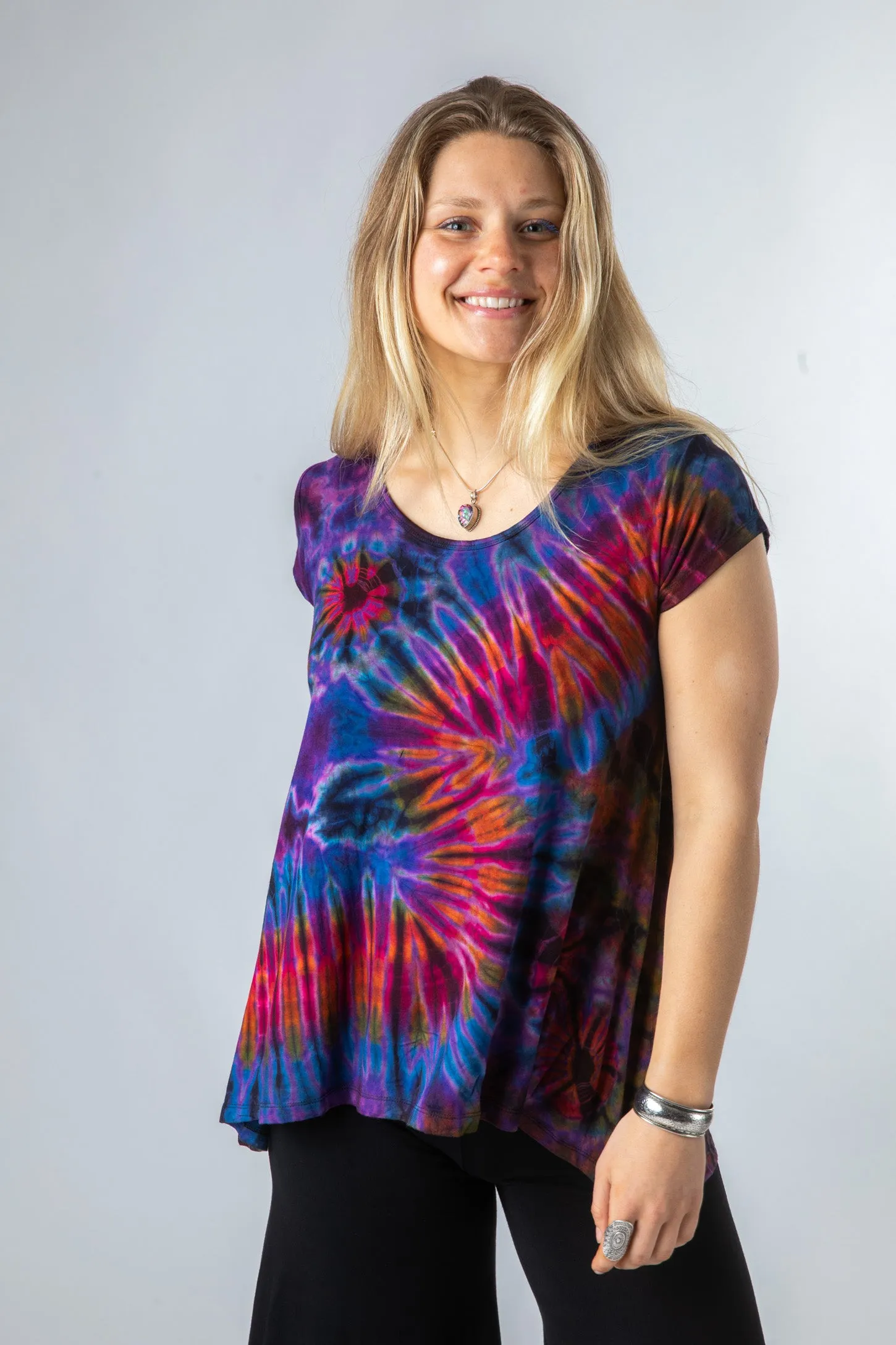 Ahana Tie Dye Short Sleeve Shirt