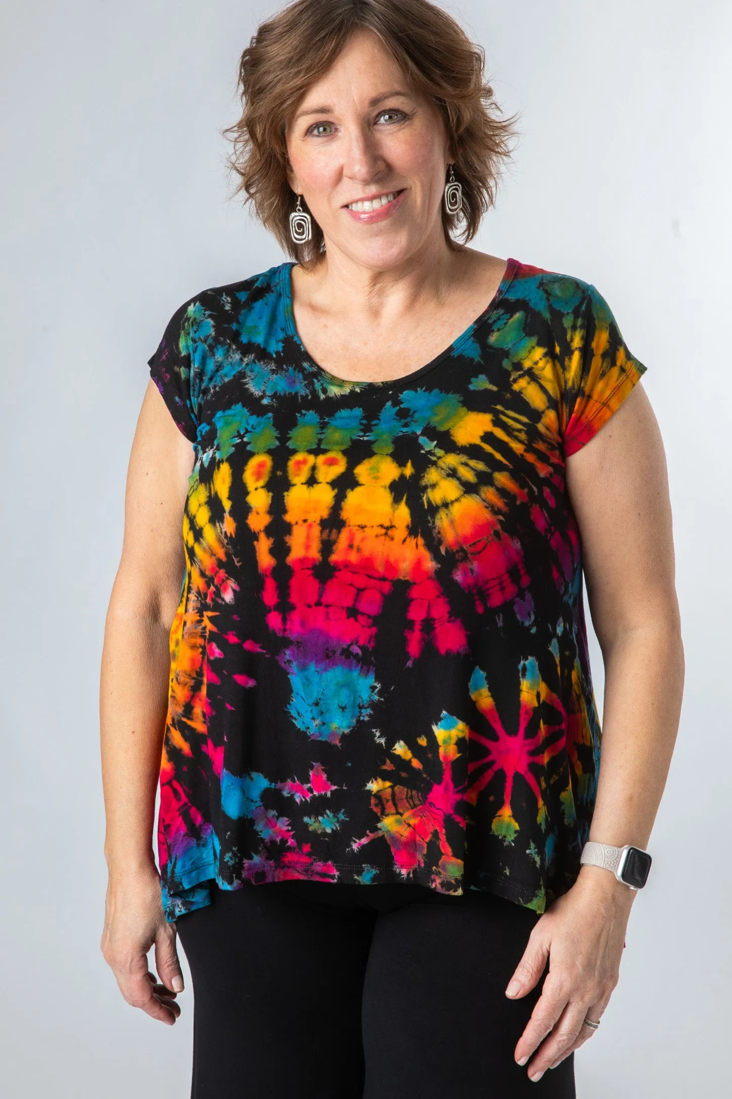 Ahana Tie Dye Short Sleeve Shirt