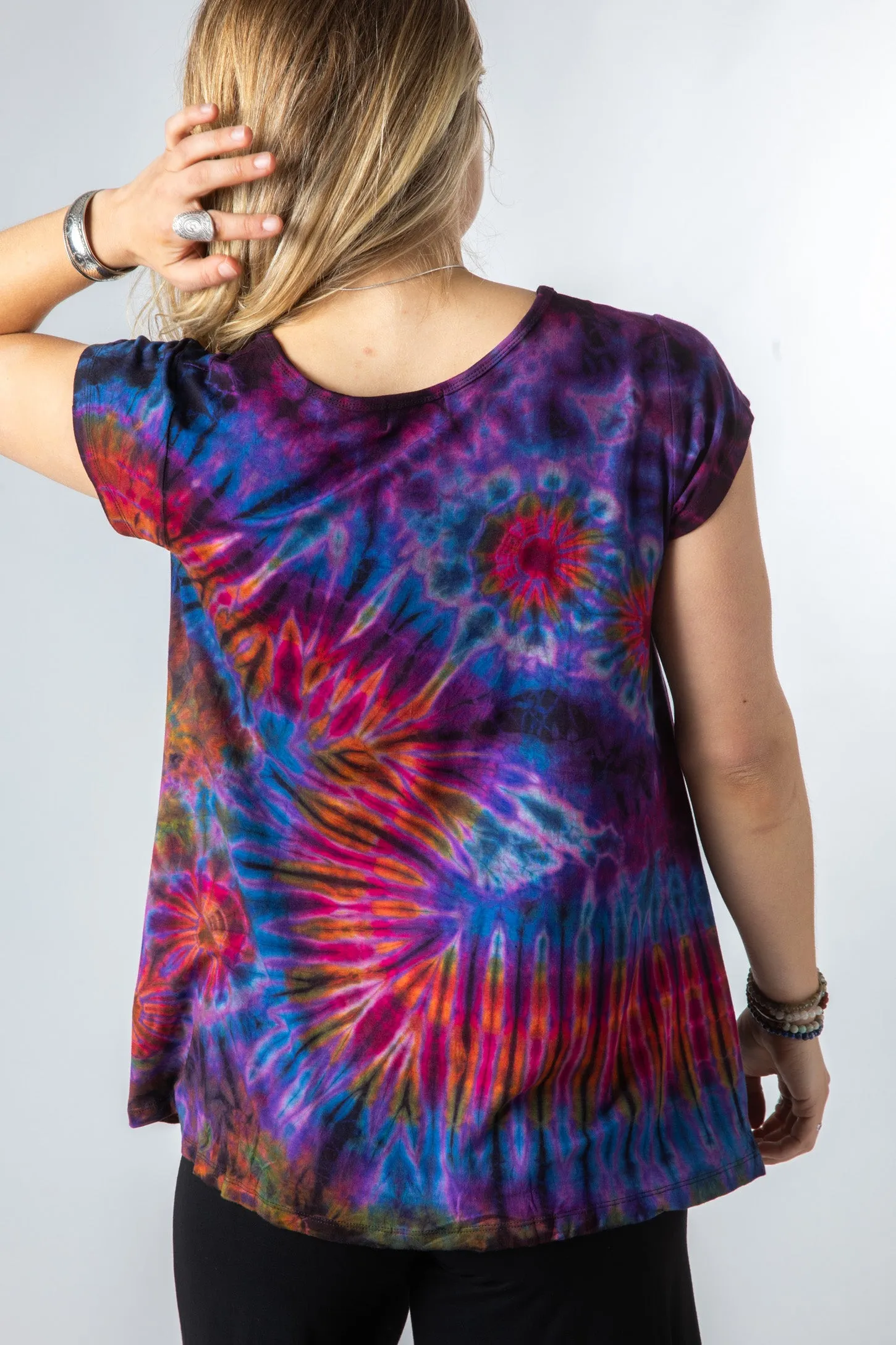 Ahana Tie Dye Short Sleeve Shirt