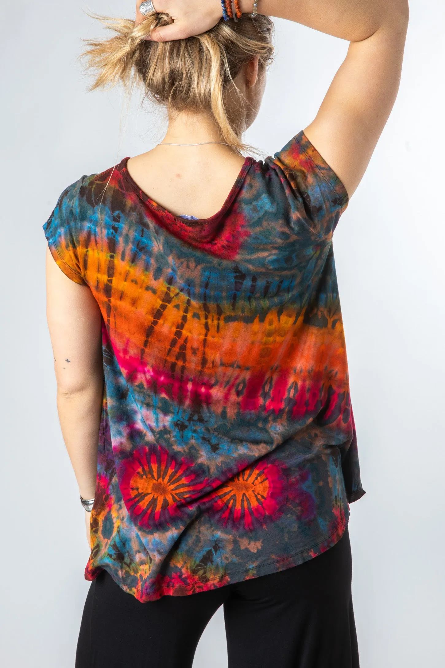 Ahana Tie Dye Short Sleeve Shirt