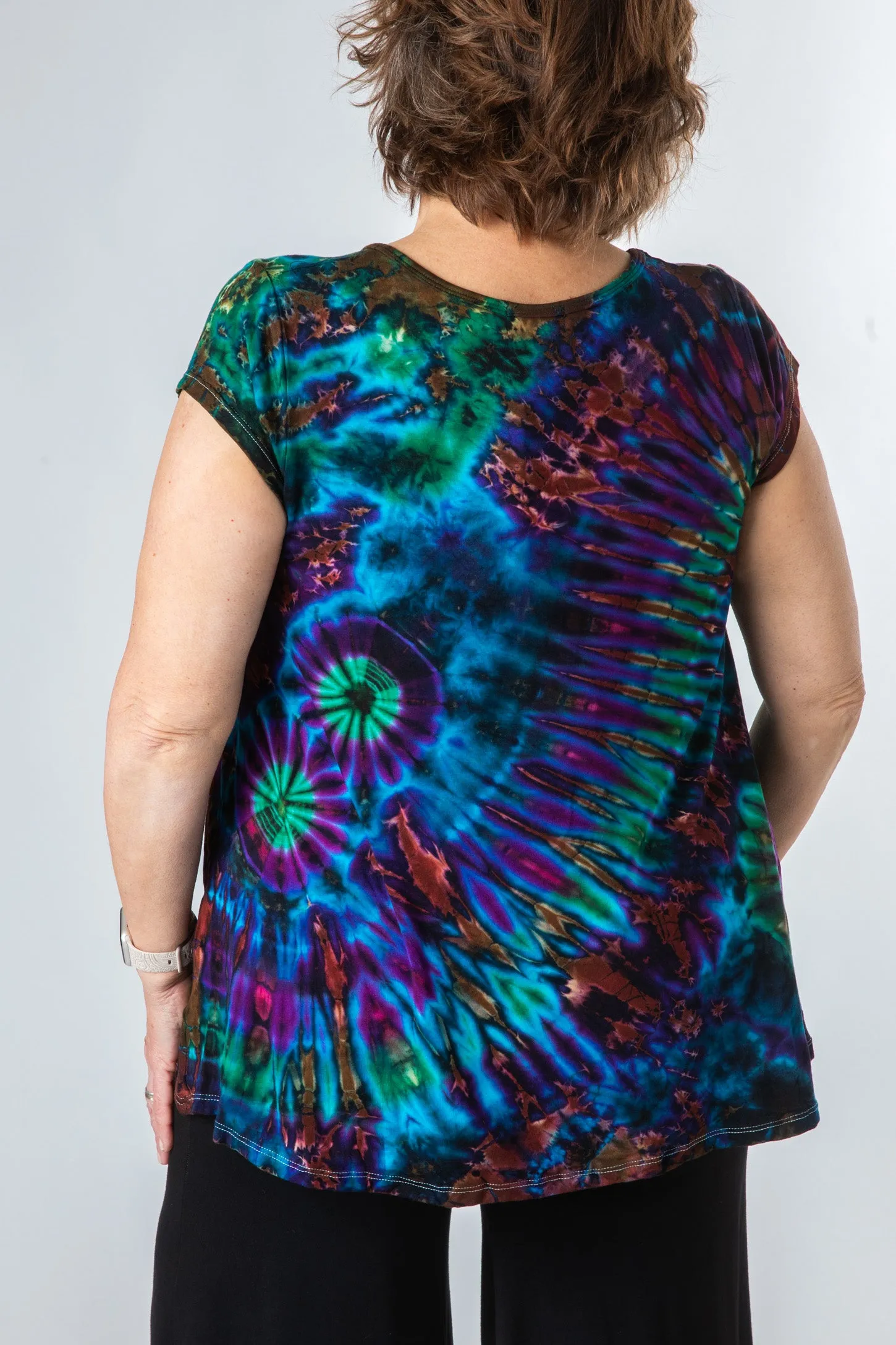 Ahana Tie Dye Short Sleeve Shirt