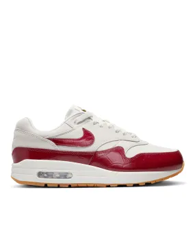 Air Max 1 LX Sail/Team Red-Sail-Gum Light Brown (Womens)