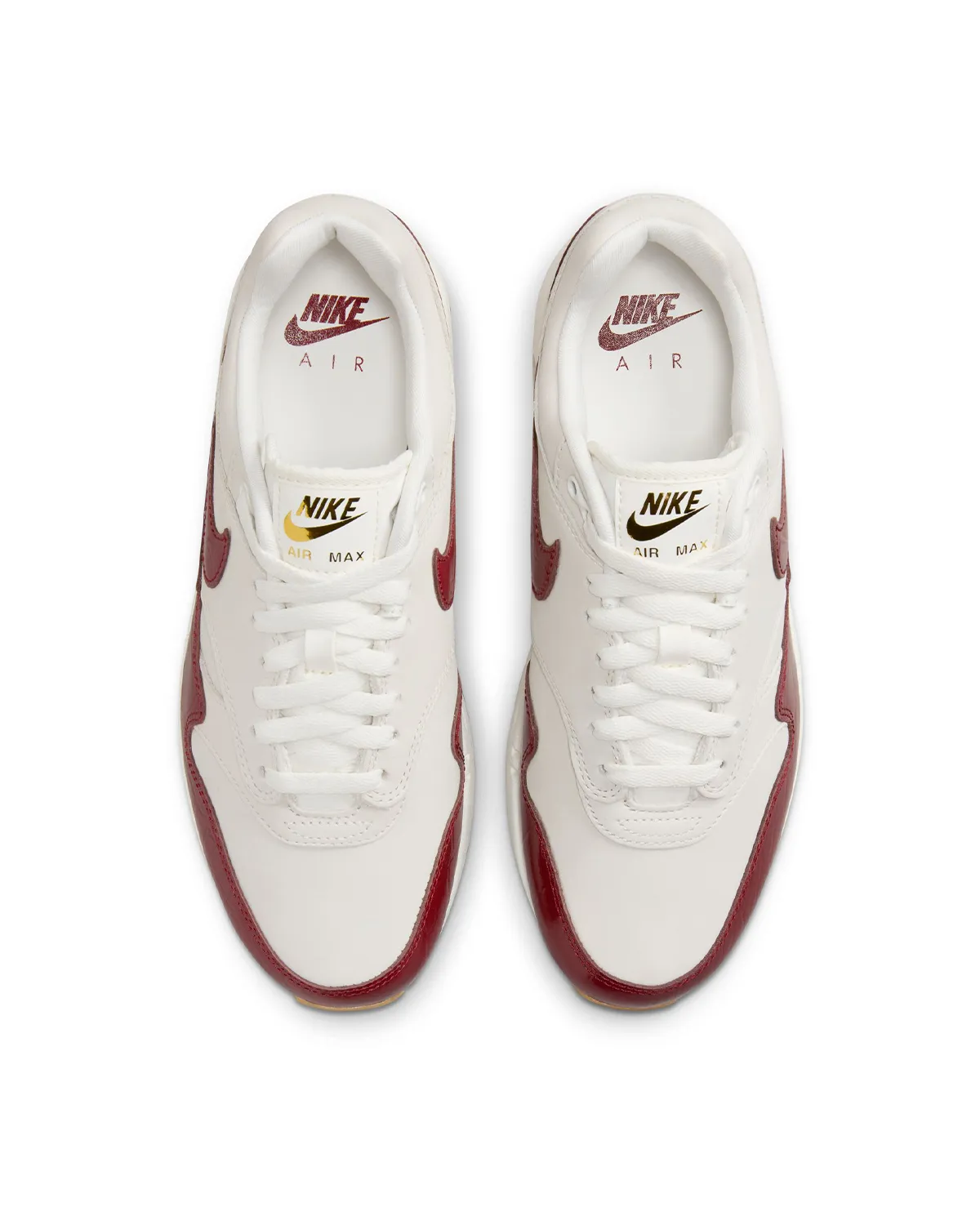 Air Max 1 LX Sail/Team Red-Sail-Gum Light Brown (Womens)