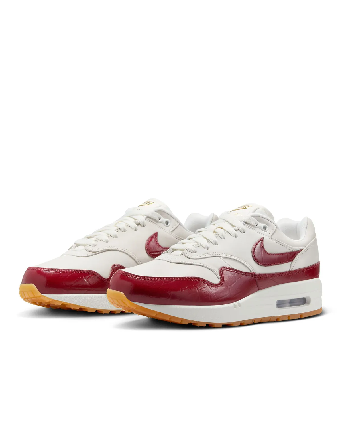 Air Max 1 LX Sail/Team Red-Sail-Gum Light Brown (Womens)