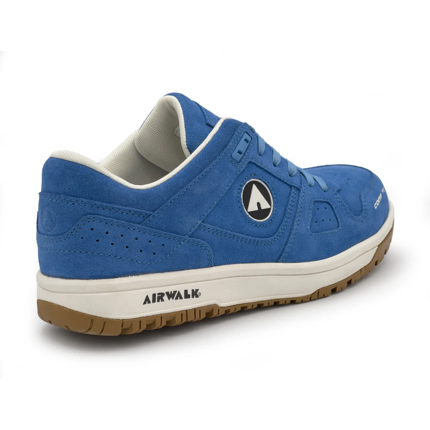 AirWalk Womens Mongo Light Blue/Sail Suede CT EH Work Shoes