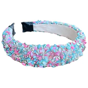 All That Glitters Headband in Bubblegum