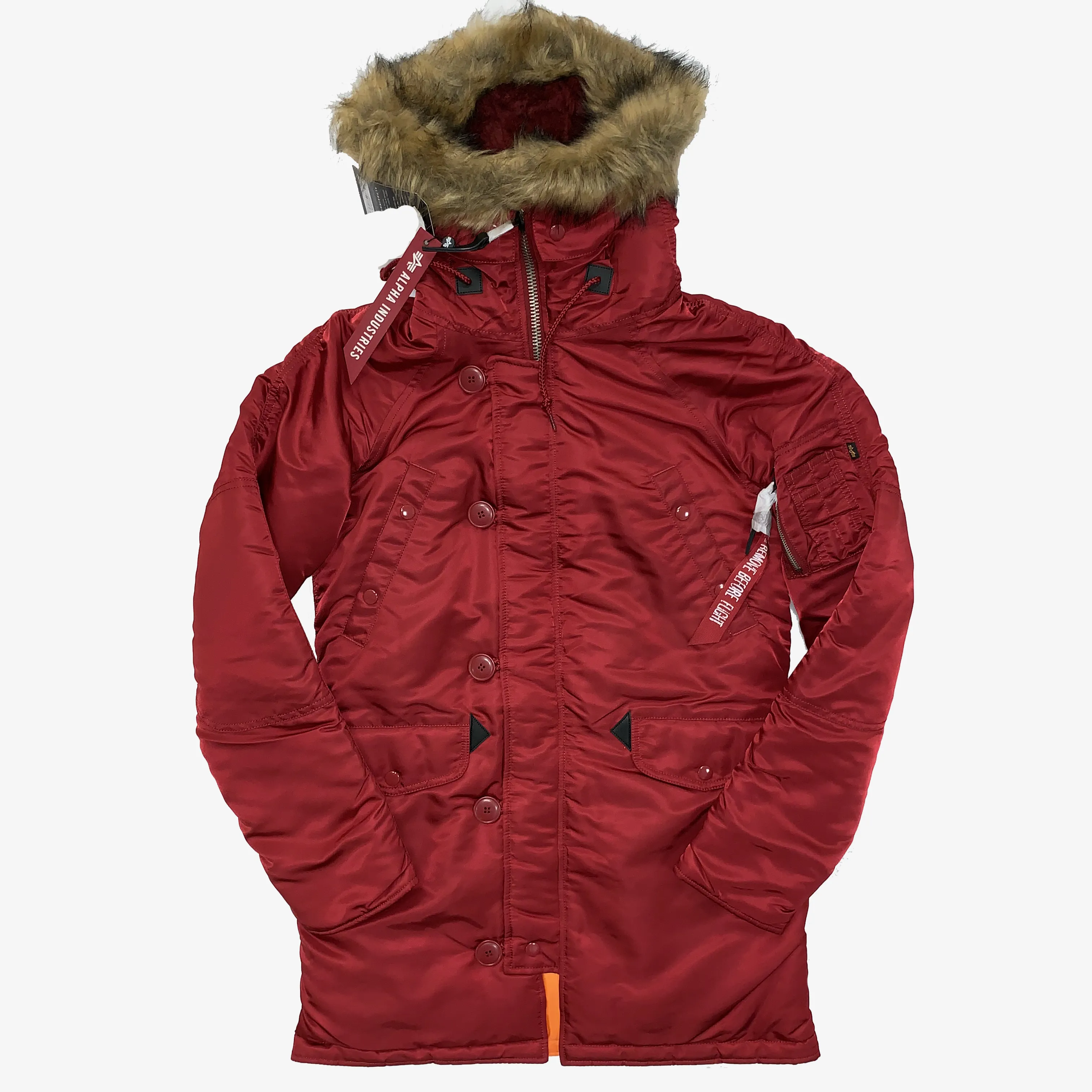 Alpha Industries Womens N-3B Commander Red