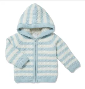 Angel Dear - Sherpa Hoodie - Blue