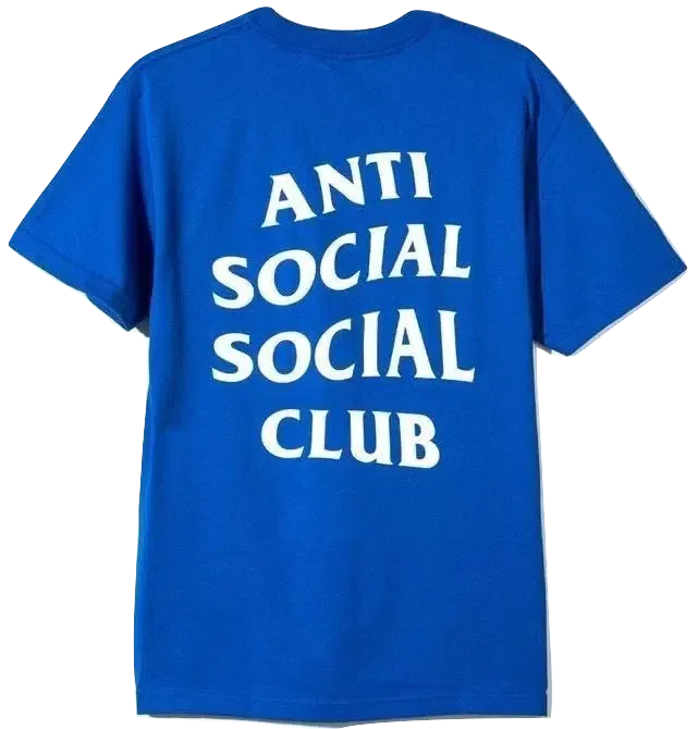 Anti Social Social Club Logo 2 Tee Blue