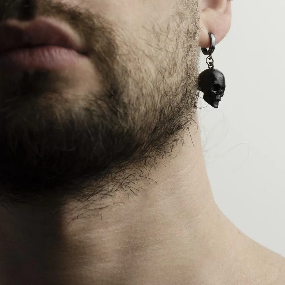 Black Skull earring