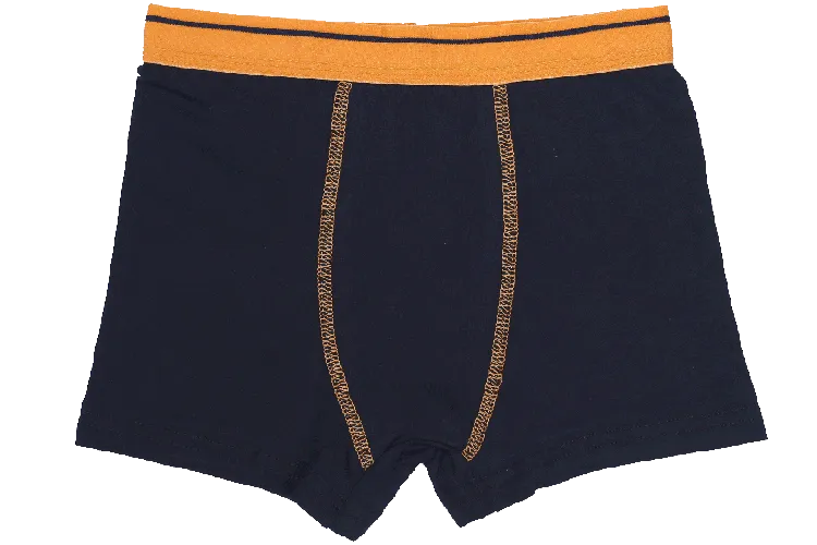 Boys Boxers c.410 Black and Orange