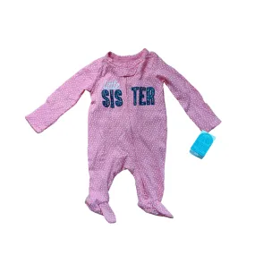 Carter's Pink Little Sister Onesie (Newborn) | Brand New |