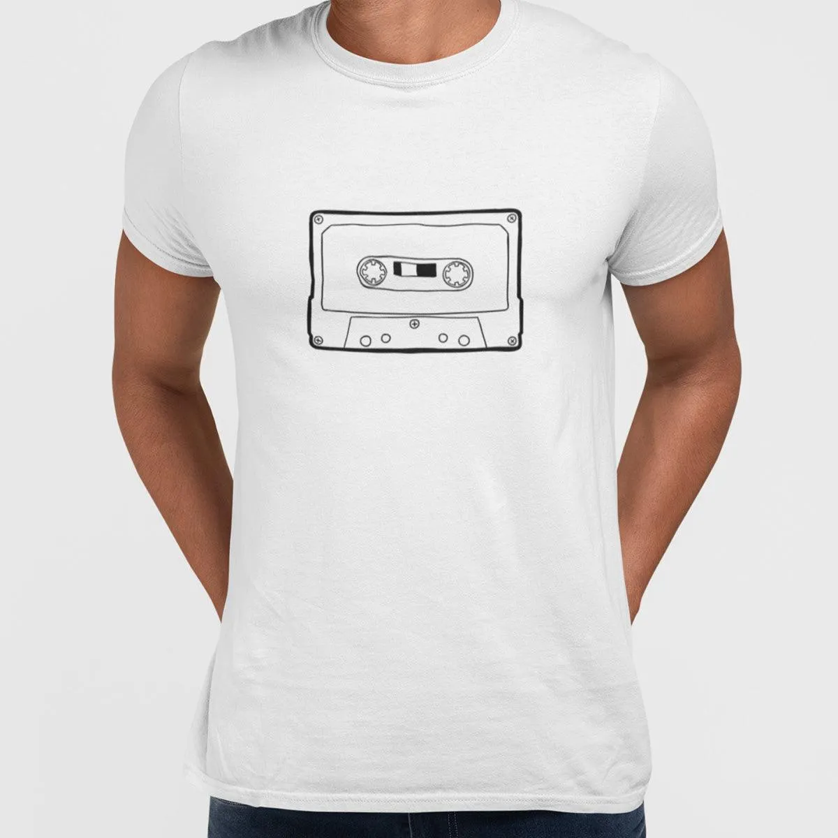 Cassette tape recording Unisex T-shirt for Cool Retro Old Fashion Mind