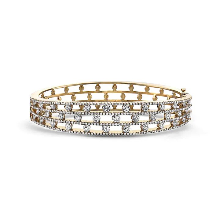 CHARLES KRYPELL Diamond Air Triple Row Bracelet