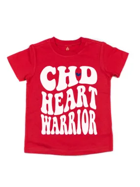 CHD Heart Warrior Kids Shirt - Red