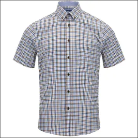 Dg's Brown Check Short Sleeve-