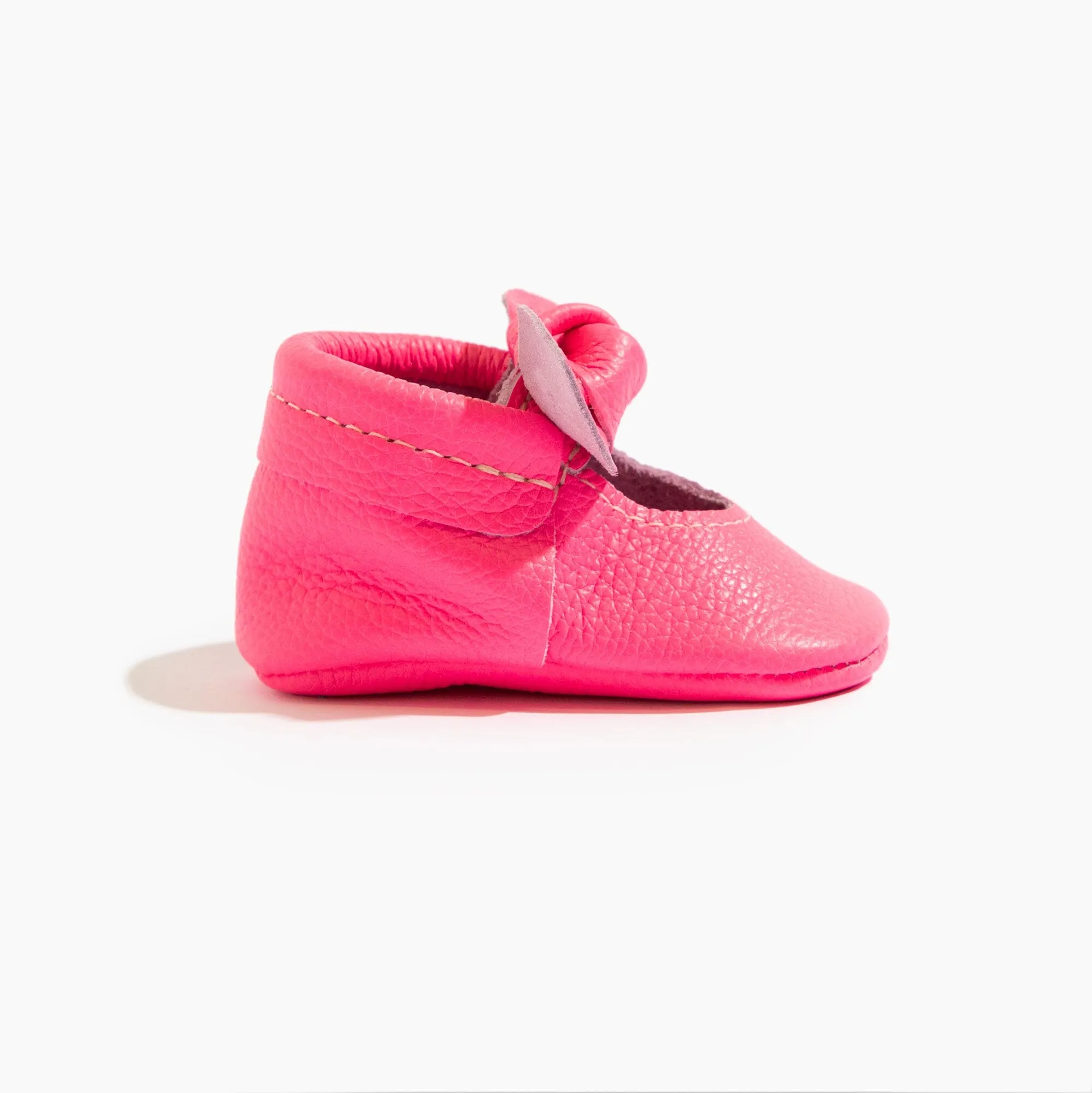 Dreamhouse Pink Knotted Bow Baby Shoe