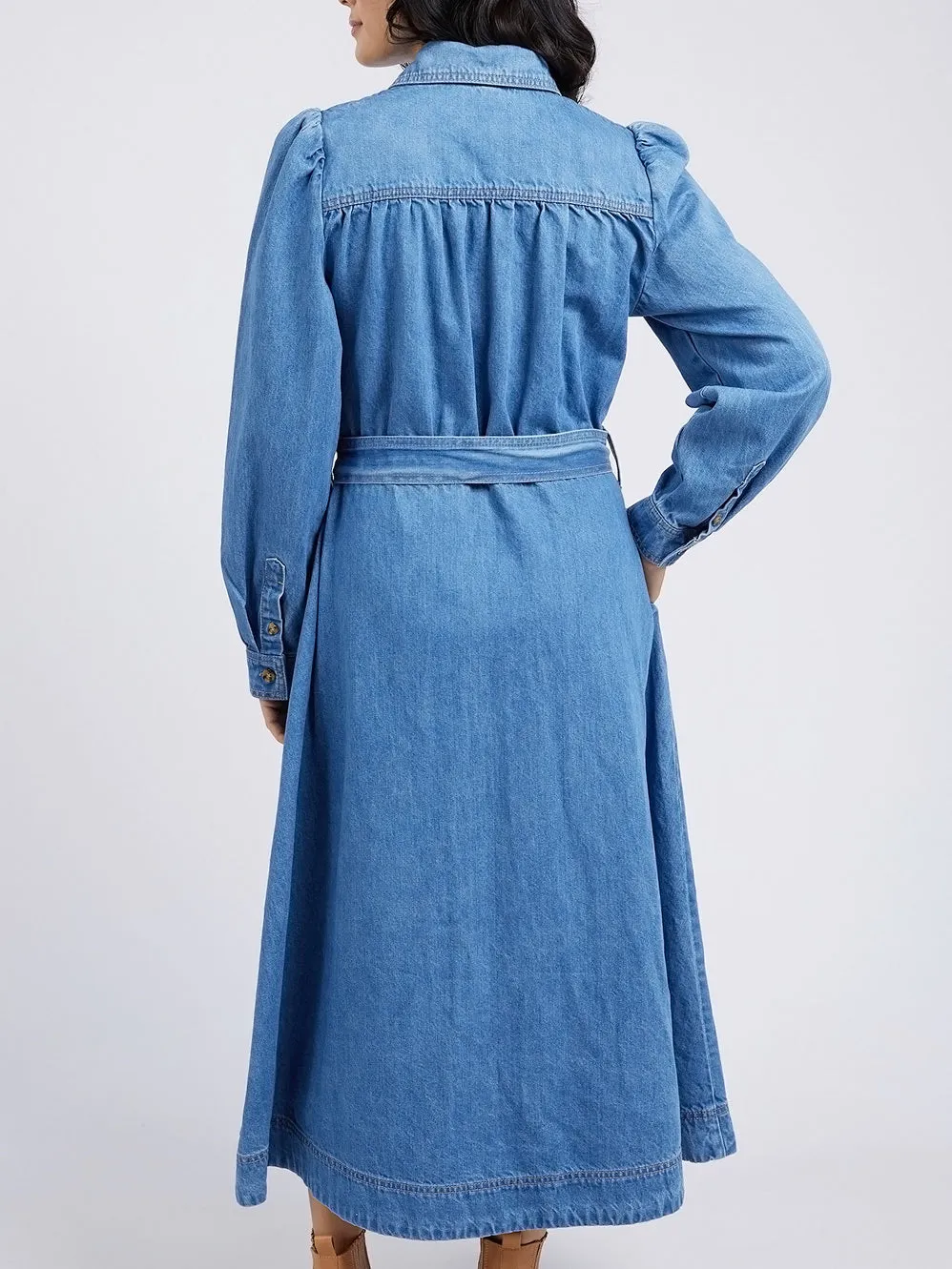 ELM LUCINDA DENIM SHIRT DRESS