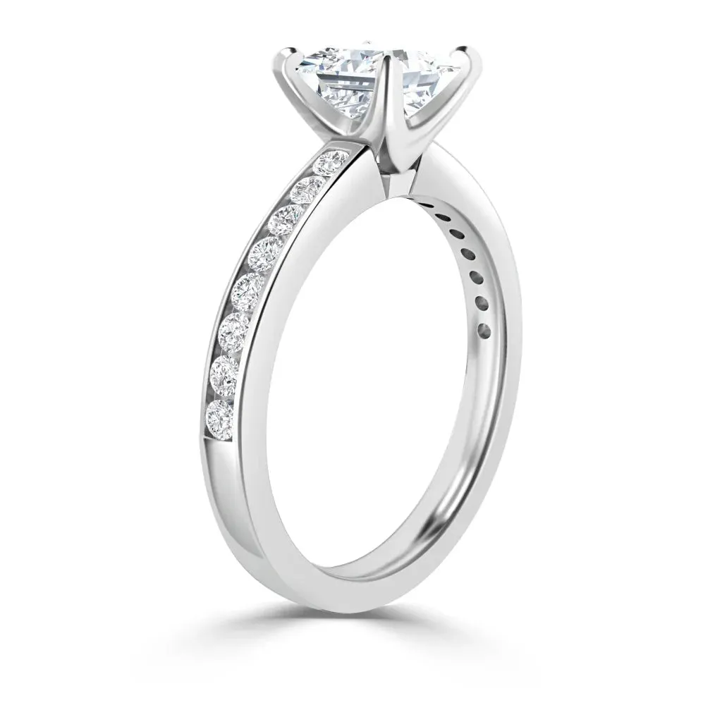 Eva - 18ct White Gold - Princess