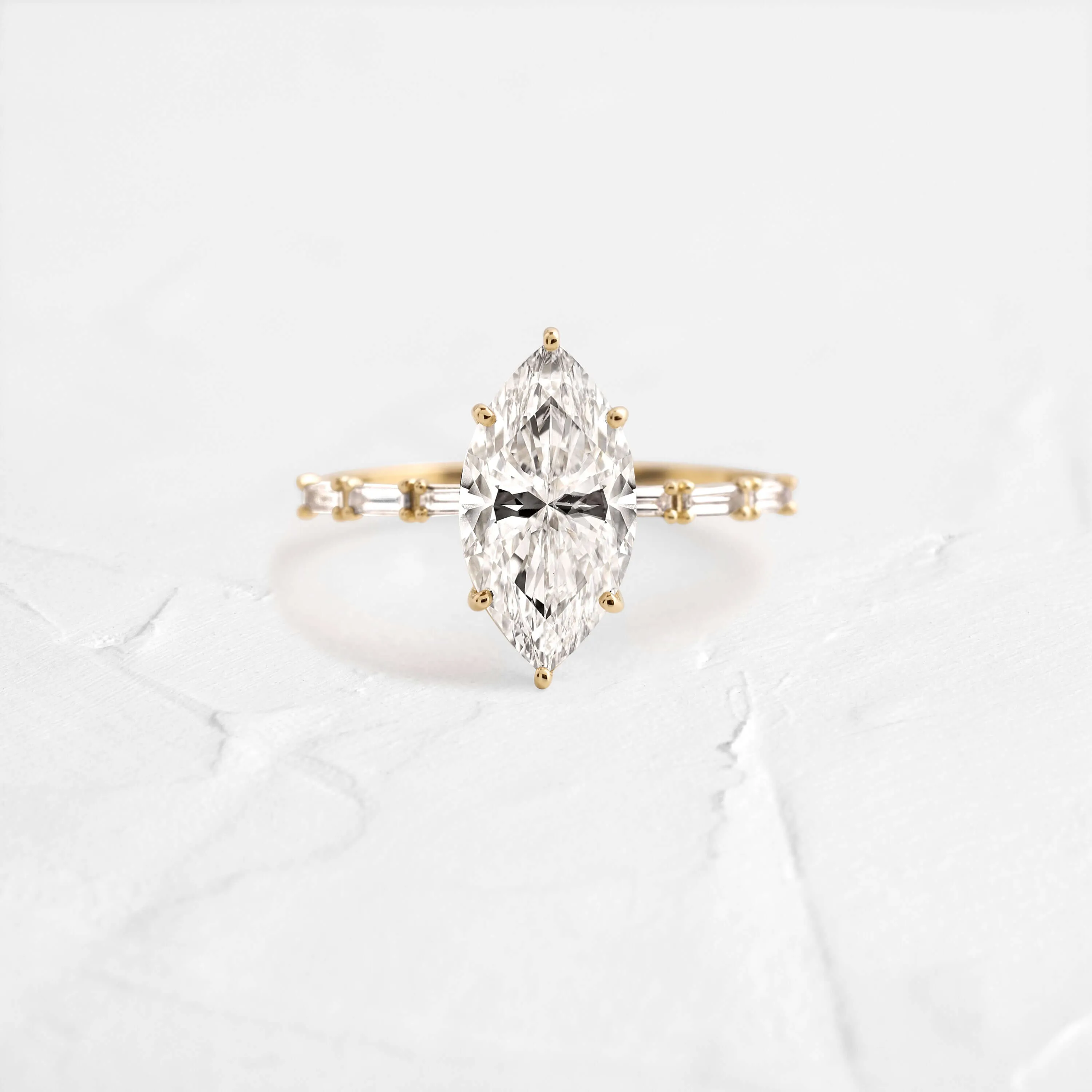 Fluency Ring, Marquise Cut