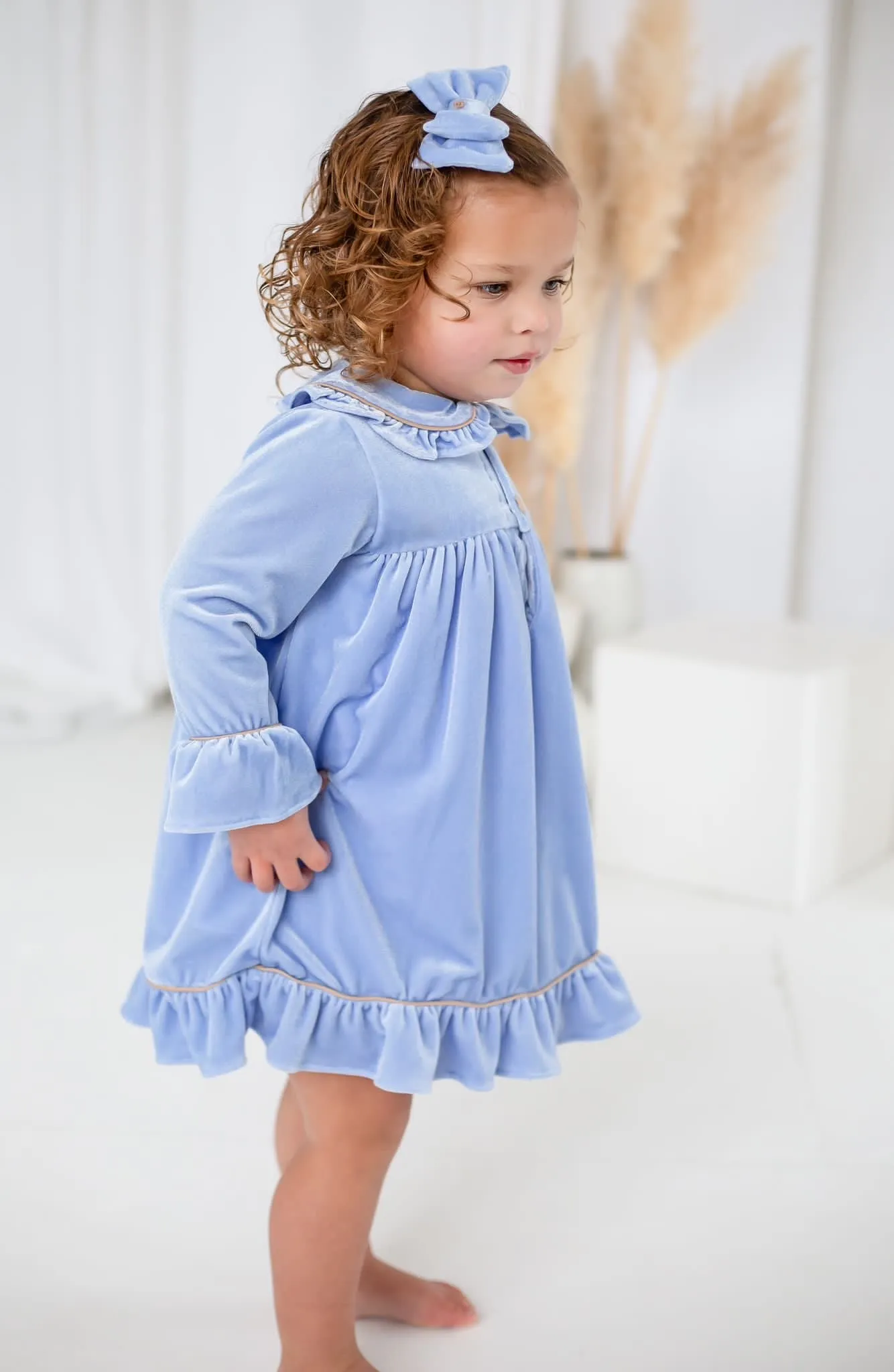 Girls Blue Luxe Nightdress