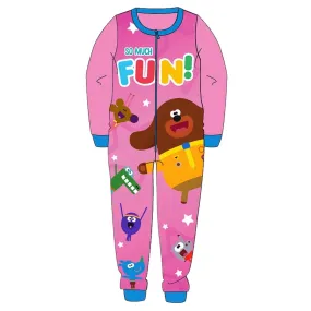 Hey Duggee Pink Graphic Fleece Onesie