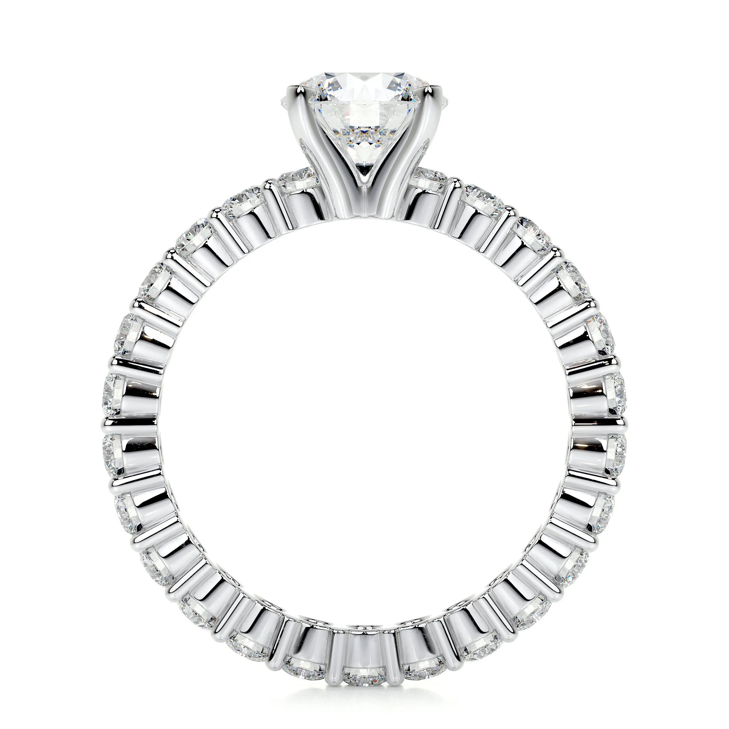 Jenna Lab Grown Diamond Ring -14K White Gold