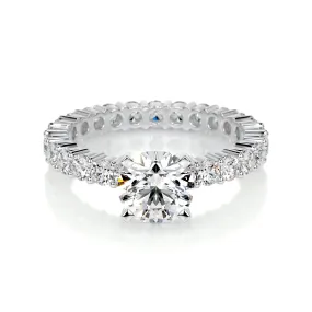 Jenna Lab Grown Diamond Ring -14K White Gold