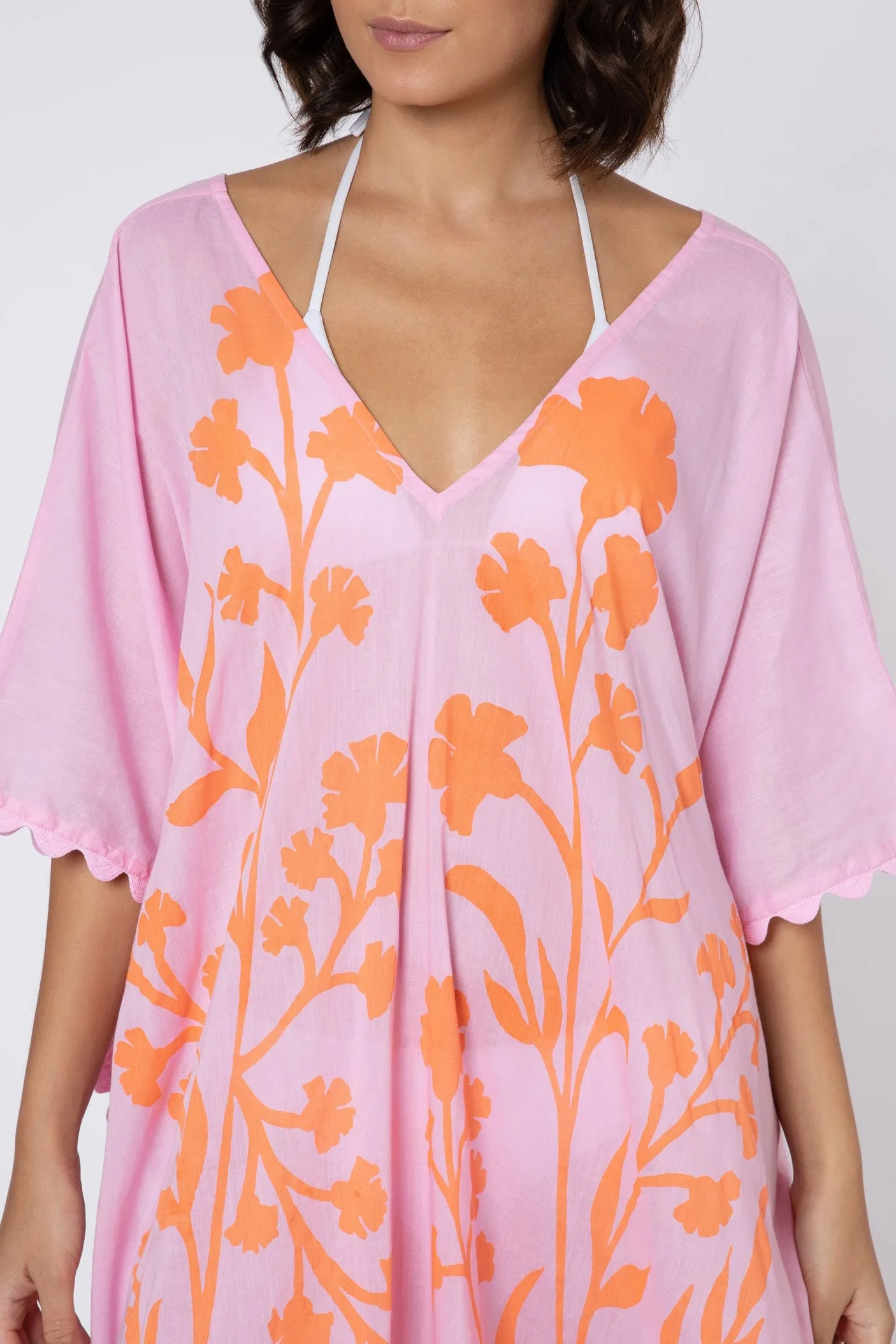 Kaftan Majorelle in Pink/Orange