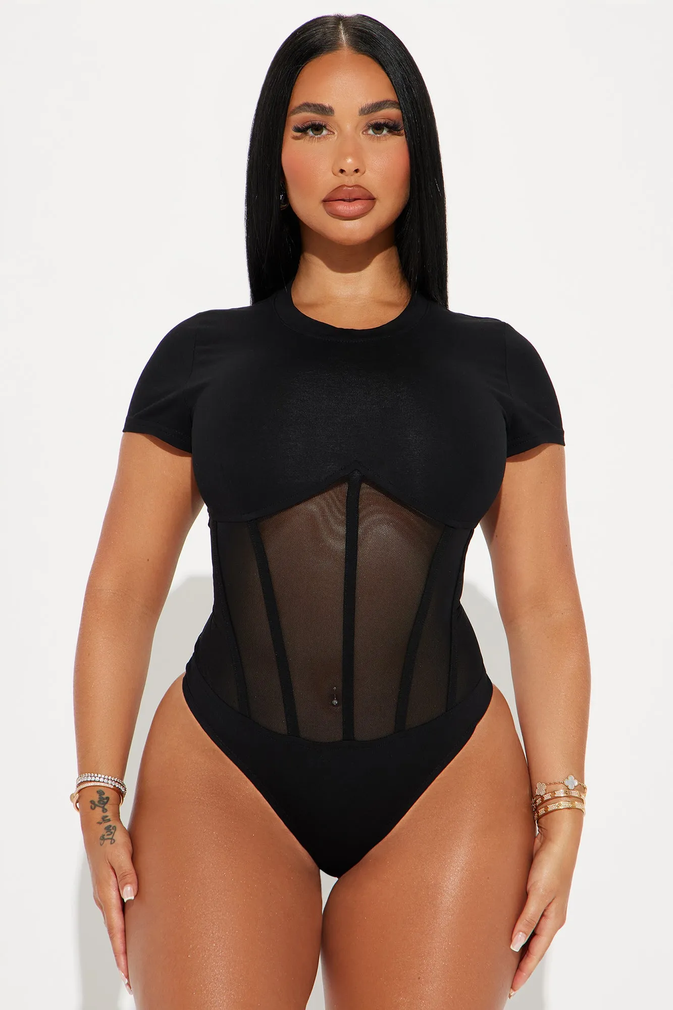 Keep That Energy Bodysuit - Black