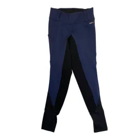 Kerrits 'Flex 3.0' Full Seat Tights in Navy/Black - Women's Small