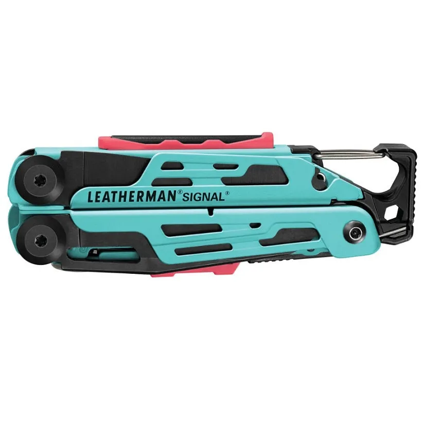 LEATHERMAN SIGNAL WITH STANDARD SHEATH - AQUA