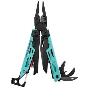 LEATHERMAN SIGNAL WITH STANDARD SHEATH - AQUA