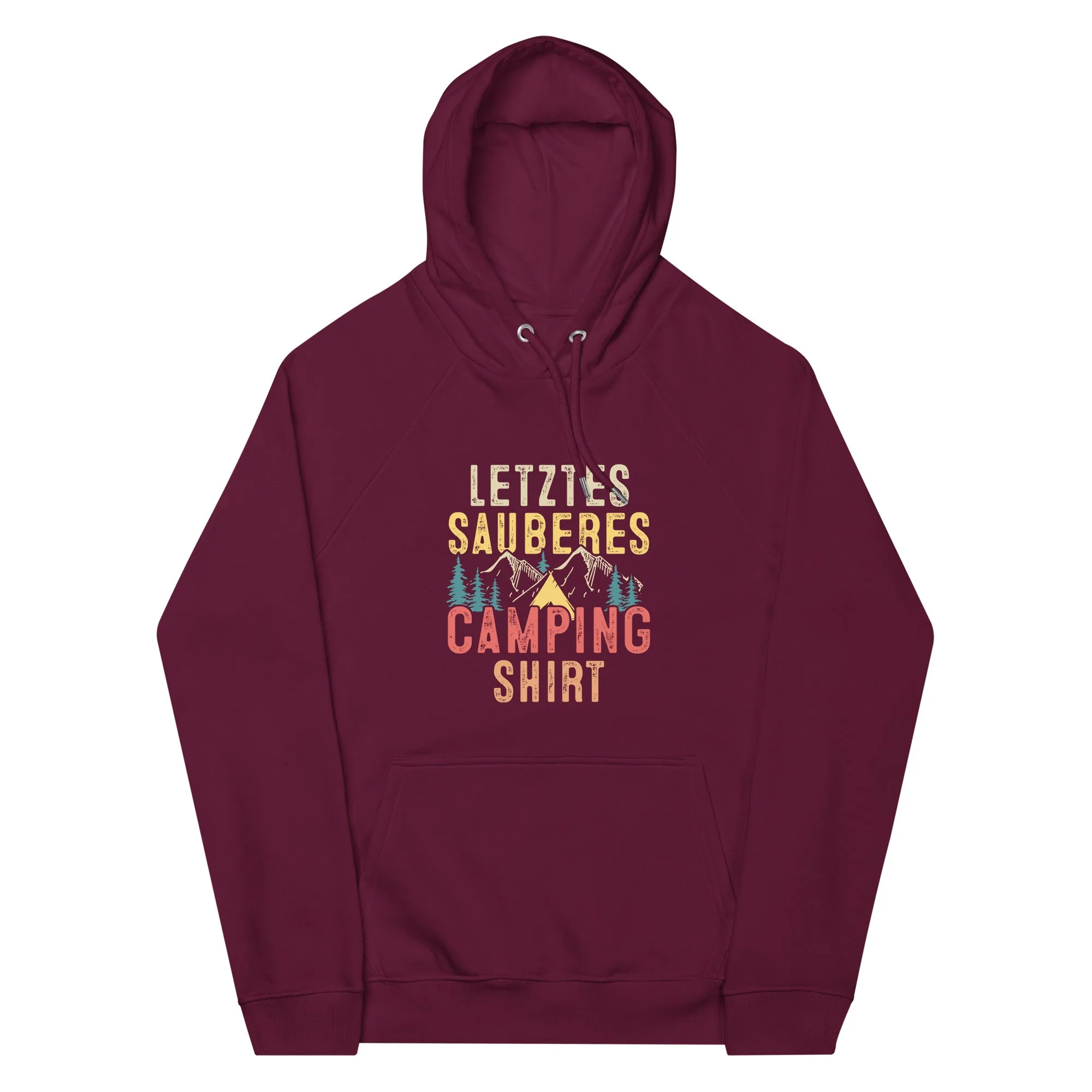 Letztes Sauberes Camping Shirt - Unisex Premium Organic Hoodie