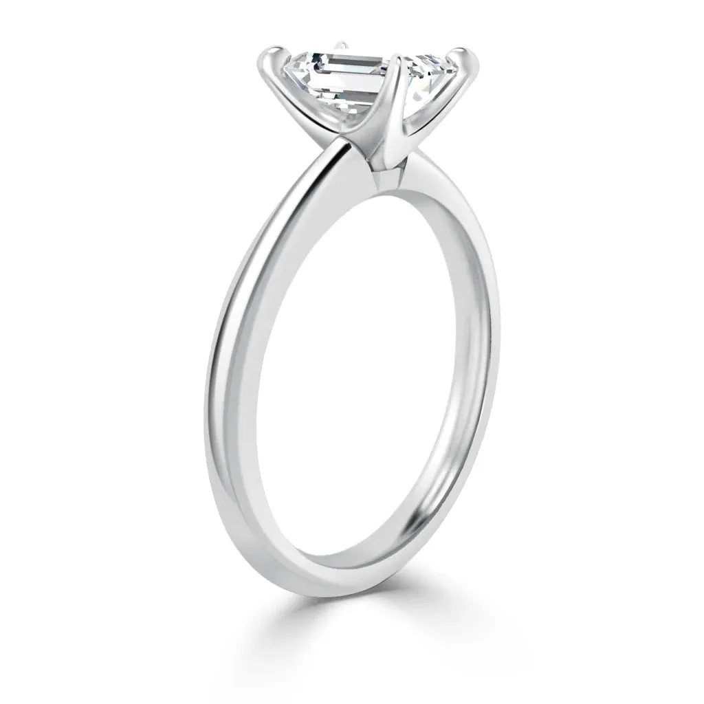 Lucy - 18ct White Gold - Emerald