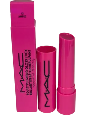 MAC Pink Squirt Plumping Gloss Stick Amped Lip Balm Treatment