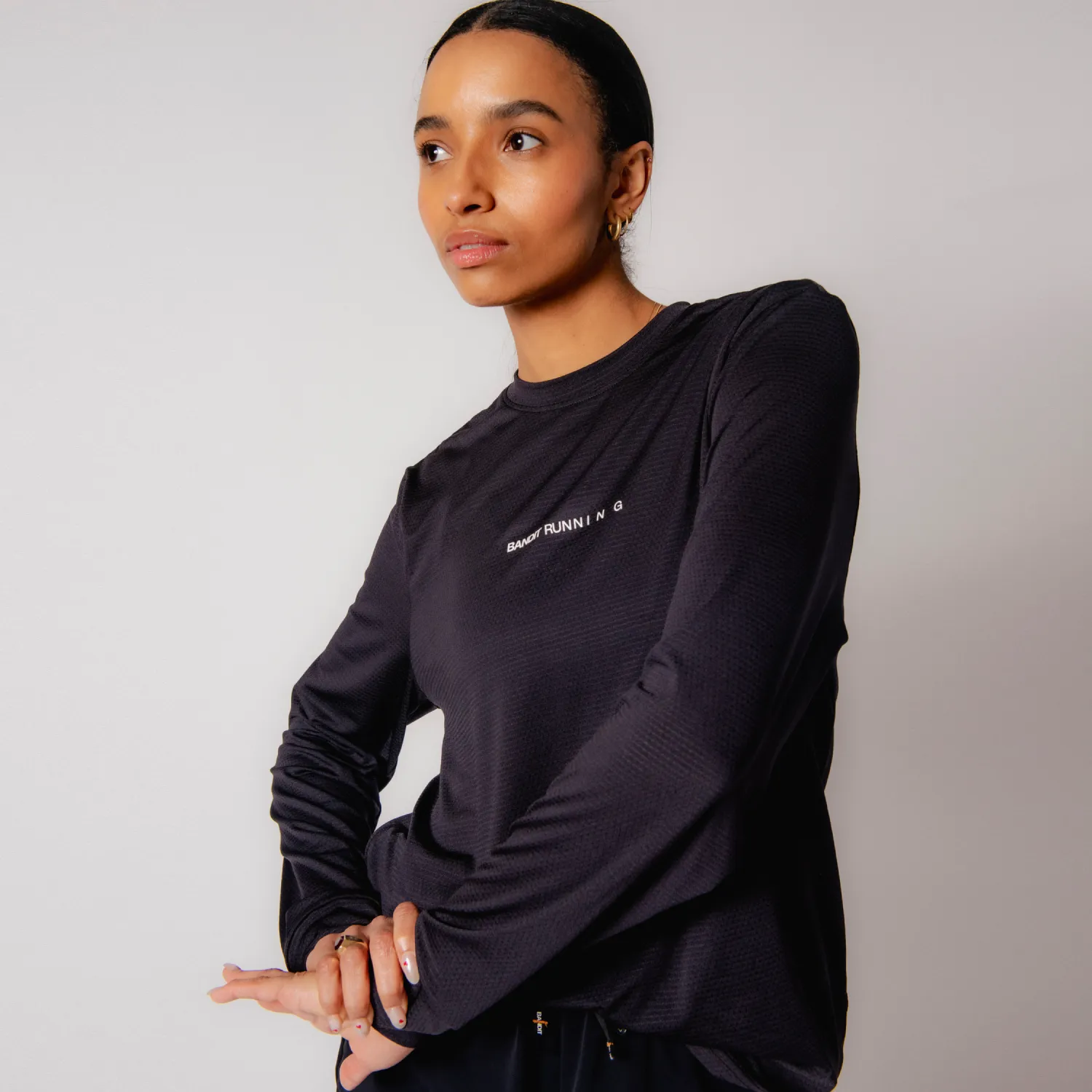 Micromesh™ Long Sleeve Performance Tee - Unisex, Black