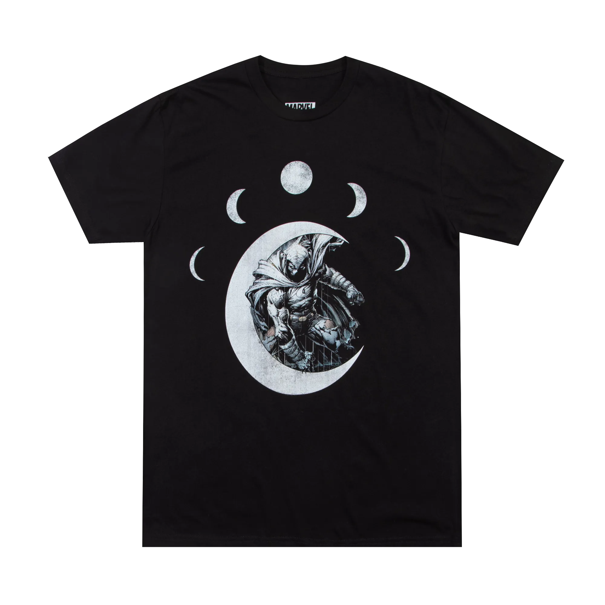 Moon Knight Moon Phases Black Tee