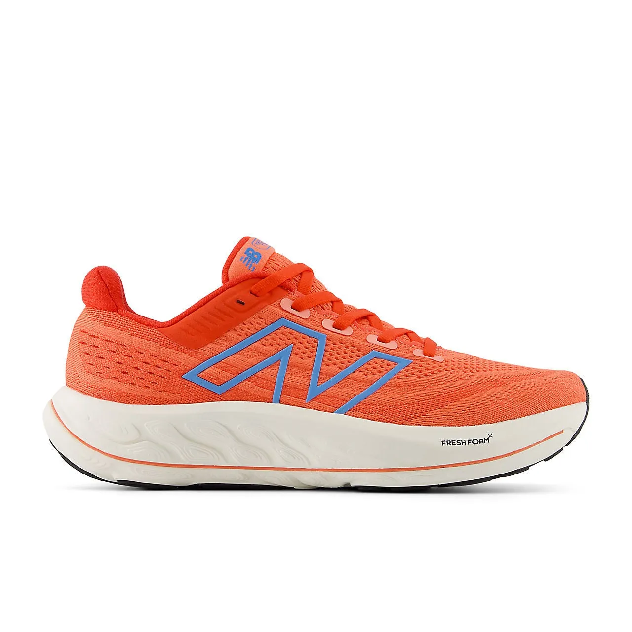 New Balance Fresh Foam X Vongo v6 Wide (Womens) - Gulf red with neo flame and coastal blue