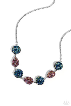 Paparazzi Druzy Demand Multi Necklace & Earring Set