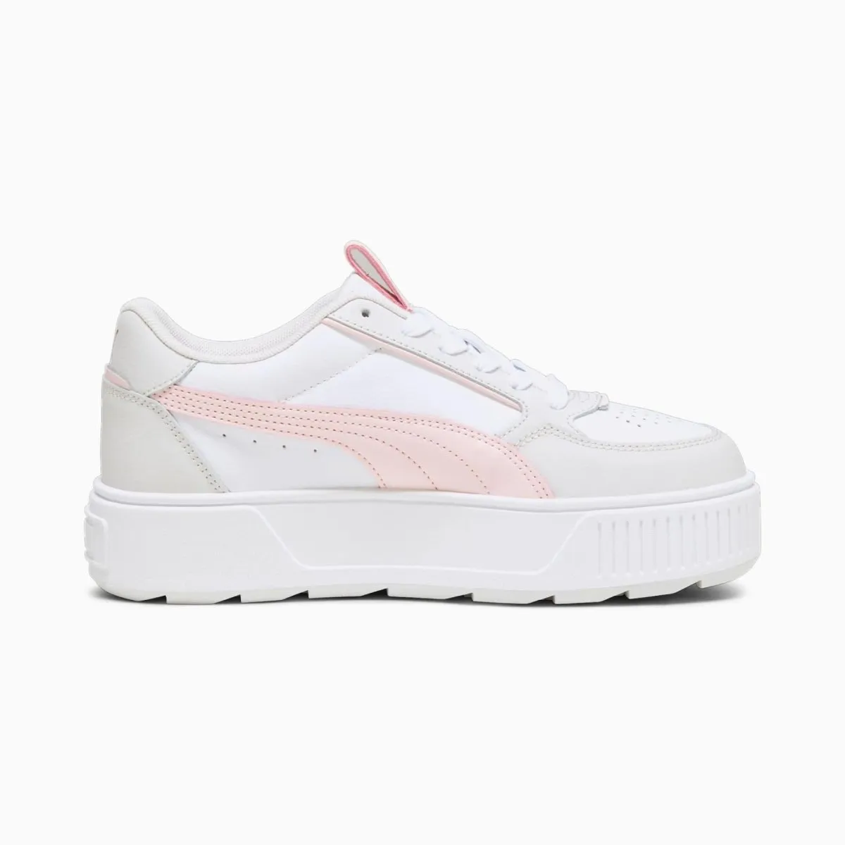 PUMA WOMEN'S KARMEN REBELLE WHITE/PINK SHOES