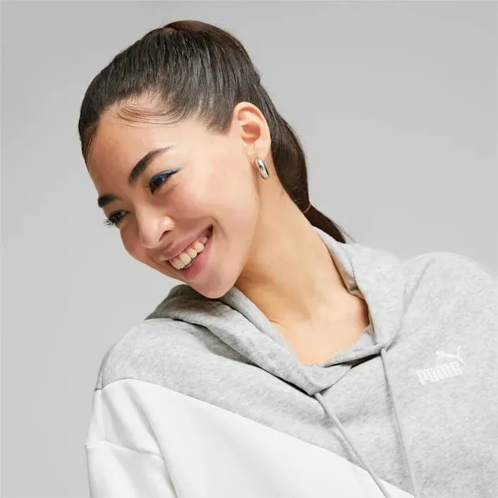 PUMA WOMEN'S POWER CAT GREY HOODIE