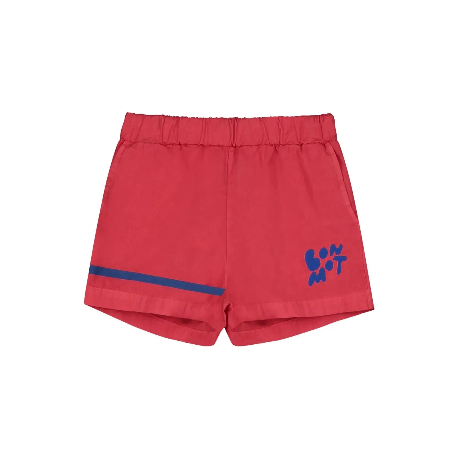 Short Bottom Stripe Bonmot – red