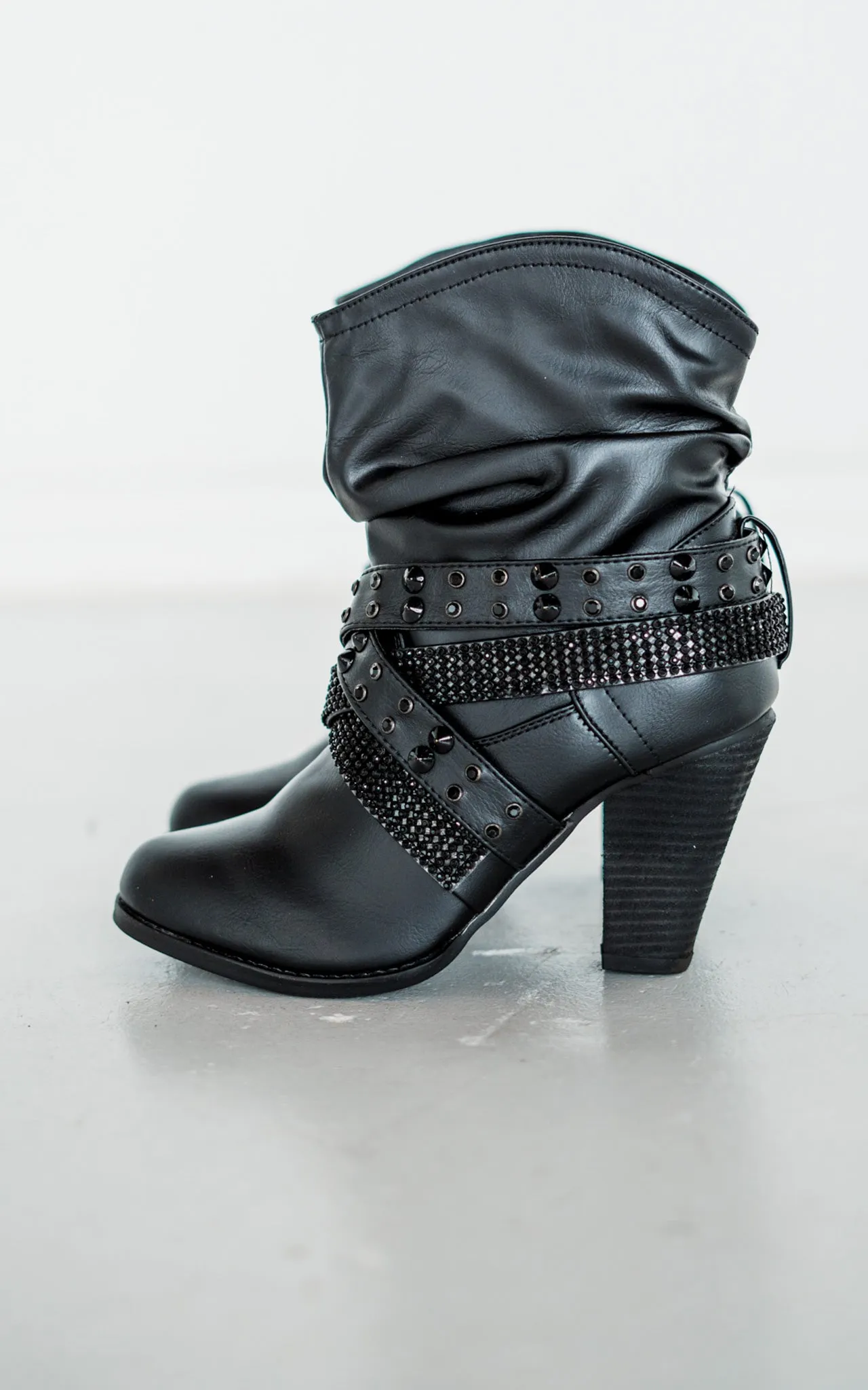 Short Change Booties in Black