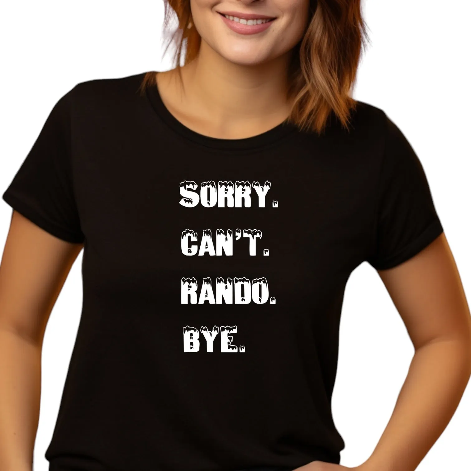 Sorry.Can't. Rando. Bye. - Randonnee t-skjorte unisex ski-skjorte