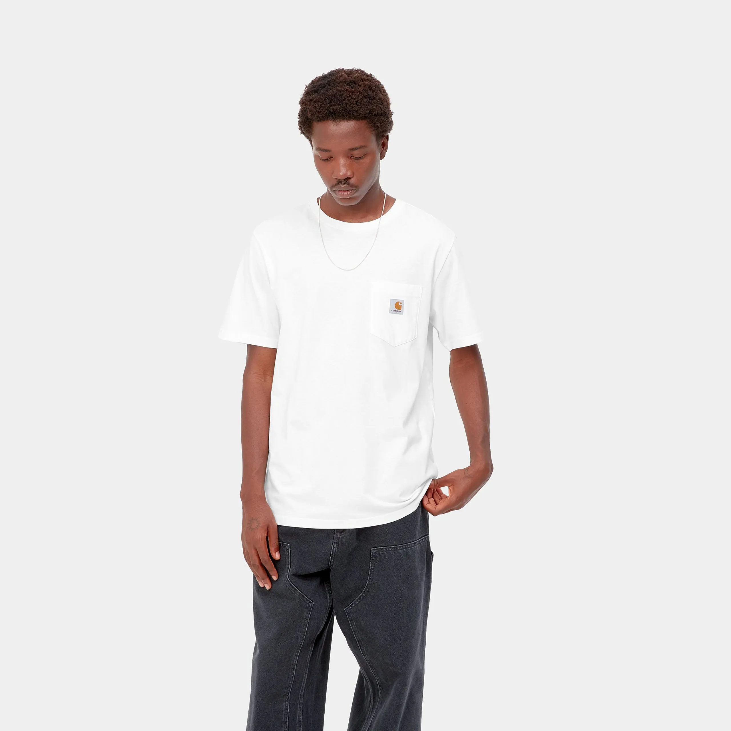 S/S Pocket T-shirt (White)