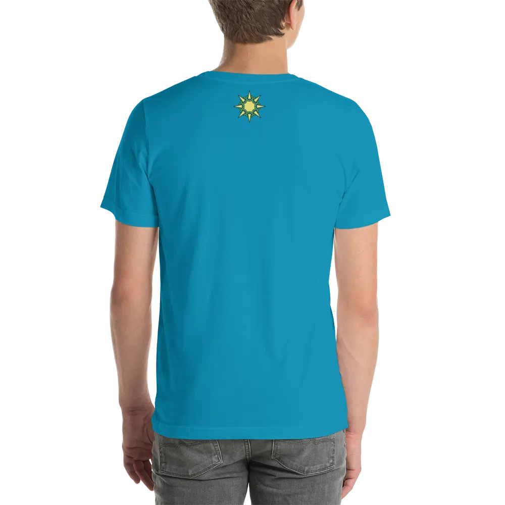 Stunshine Gorilla Tag - Aqua Unisex Short-sleeve T-shirt