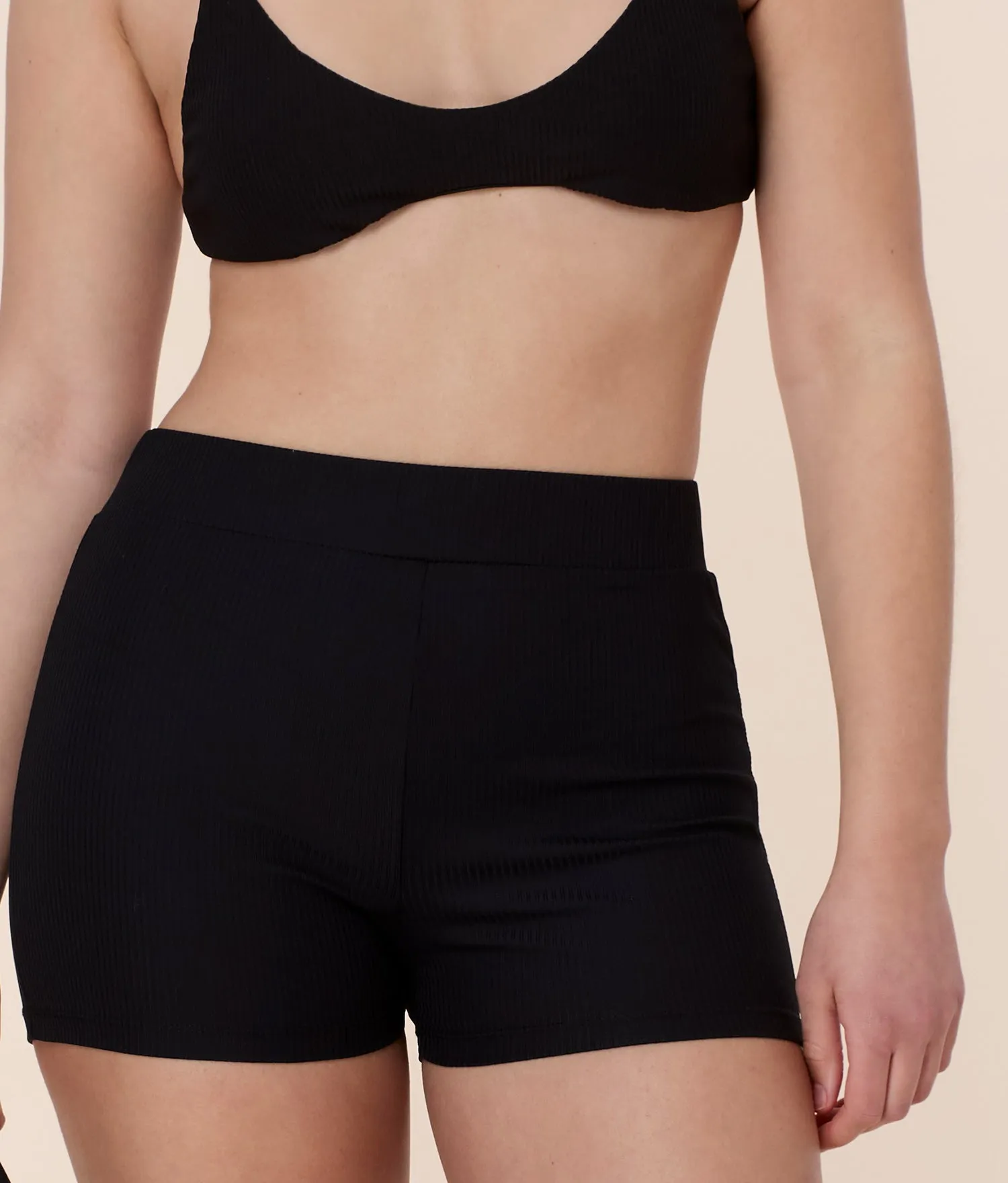 The Marco Short - Eco Ribbed - Black